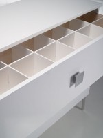 Mueble de laboratorio Color Drawer 120 - Blanco con compartimentos para tintes